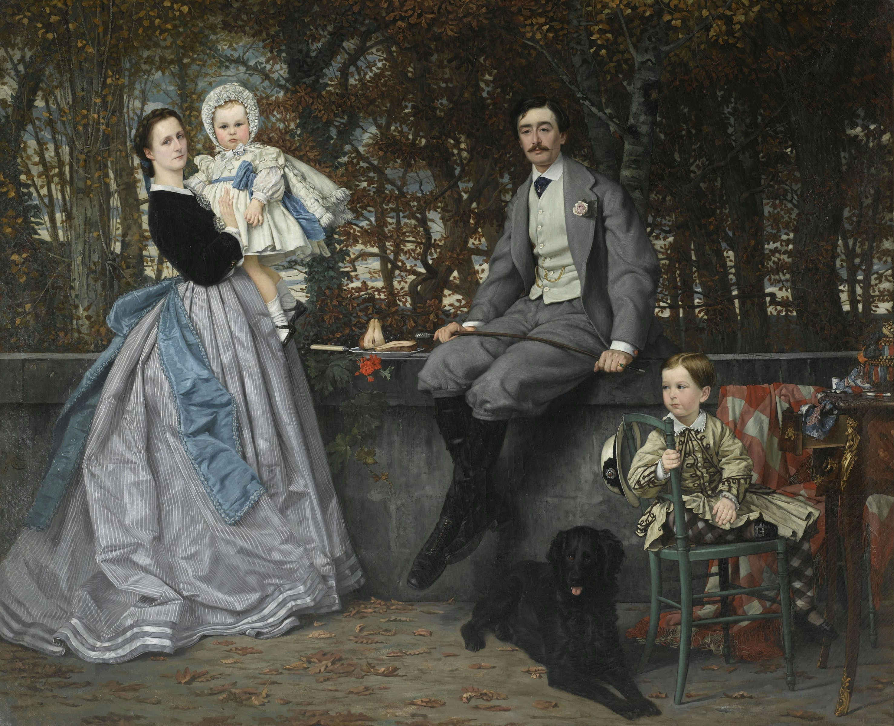 《米拉蒙侯爵和侯爵夫人及其子女的肖像》