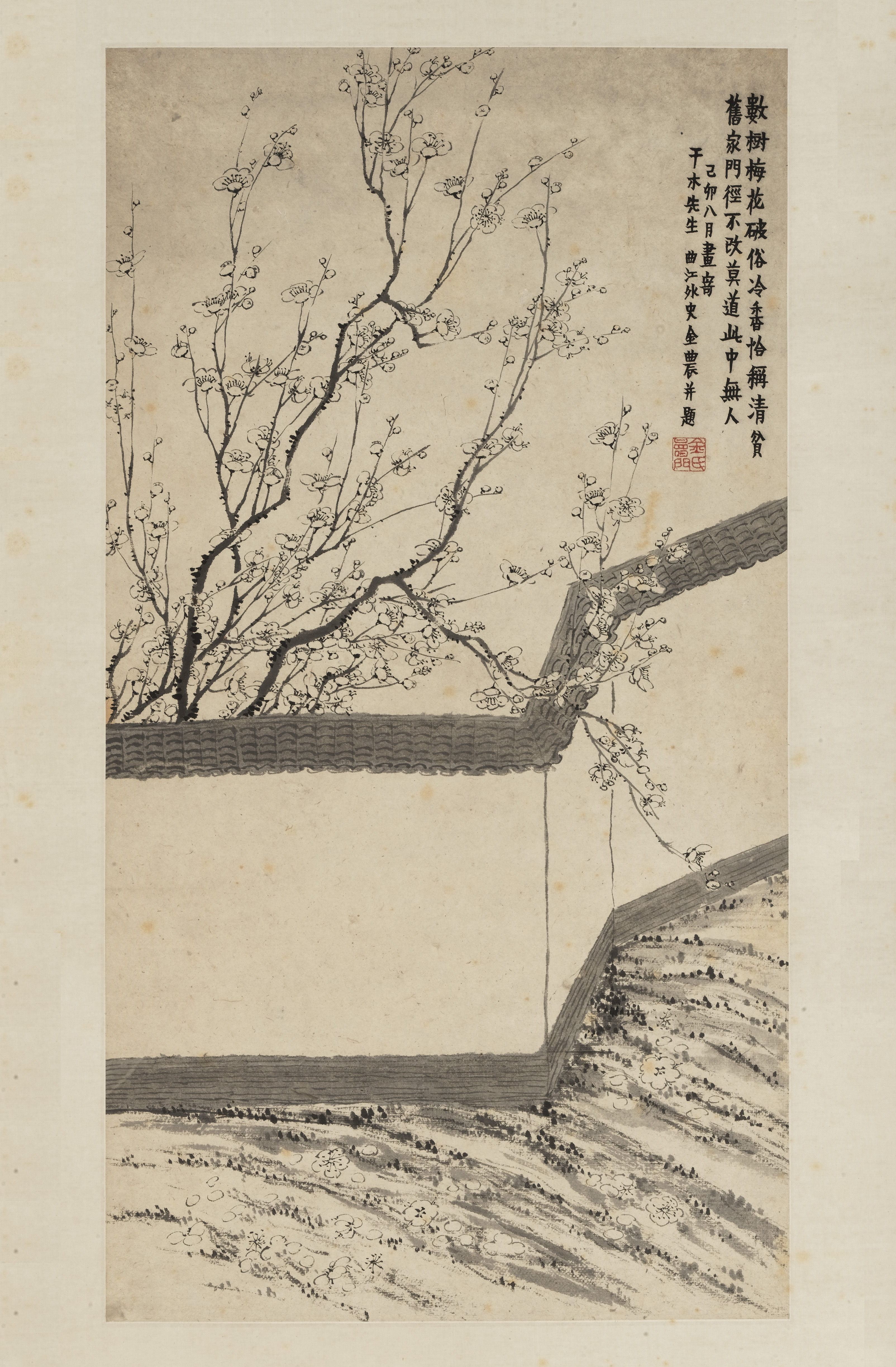《冷香图轴》