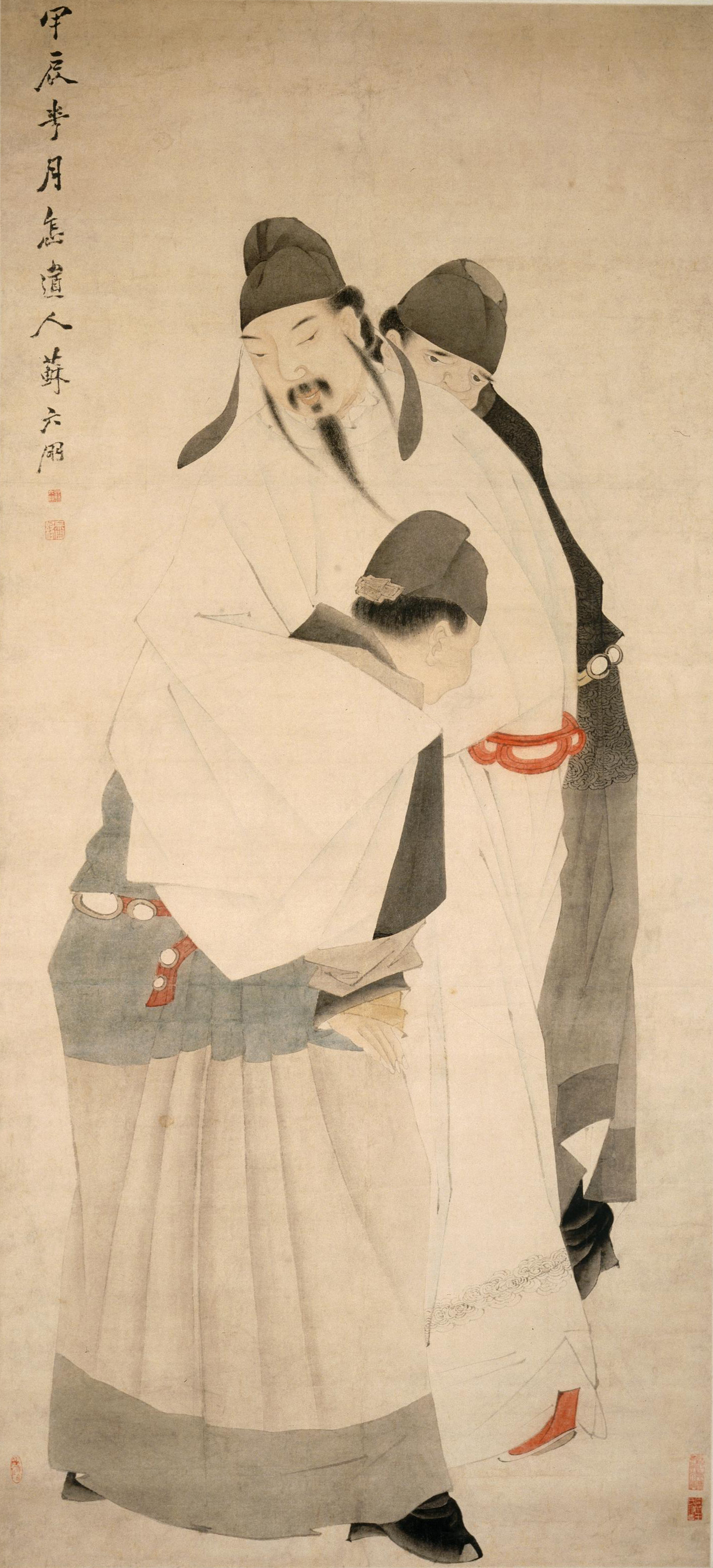 《太白醉酒图轴》