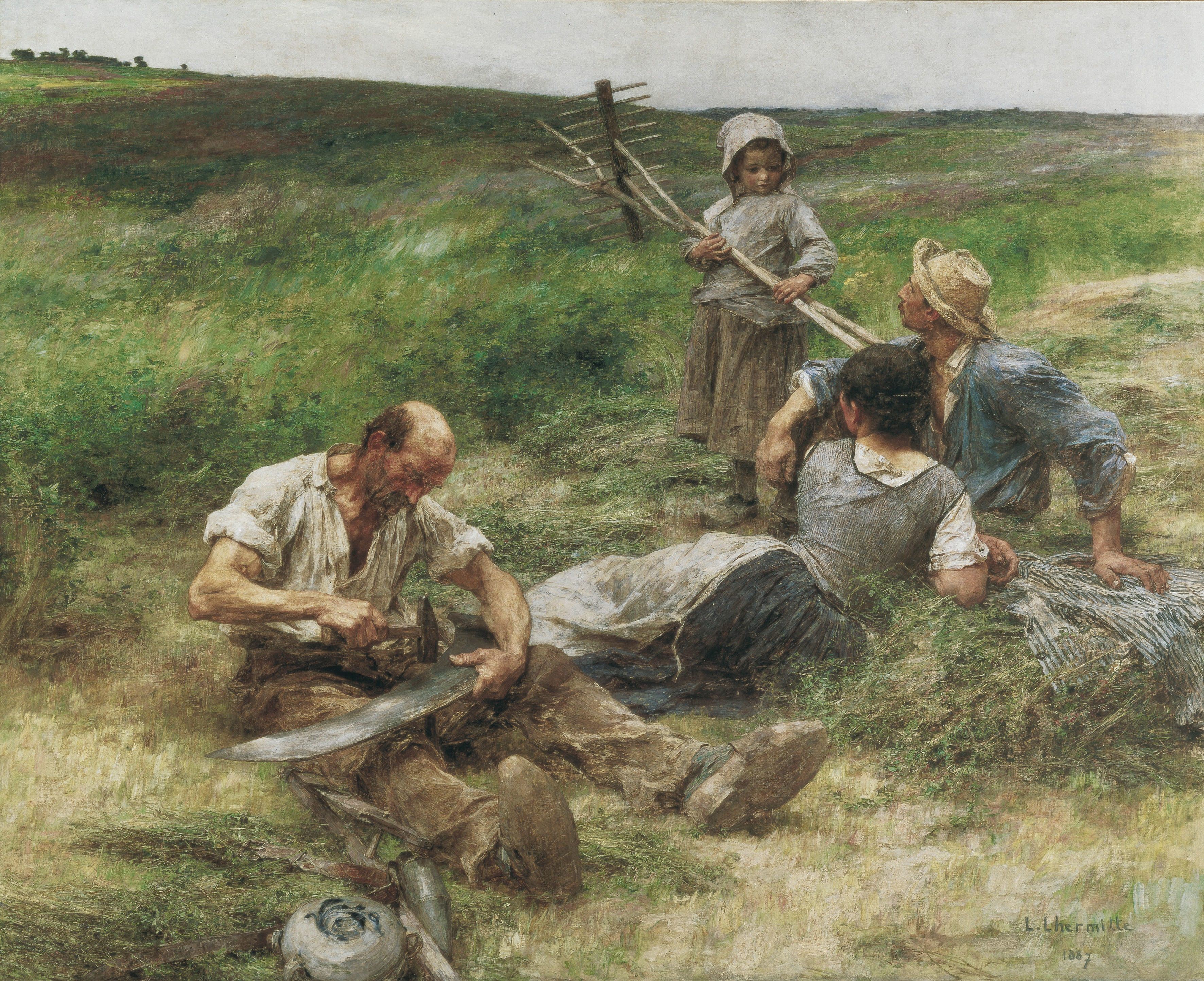 《割牧草（Haymaking）》