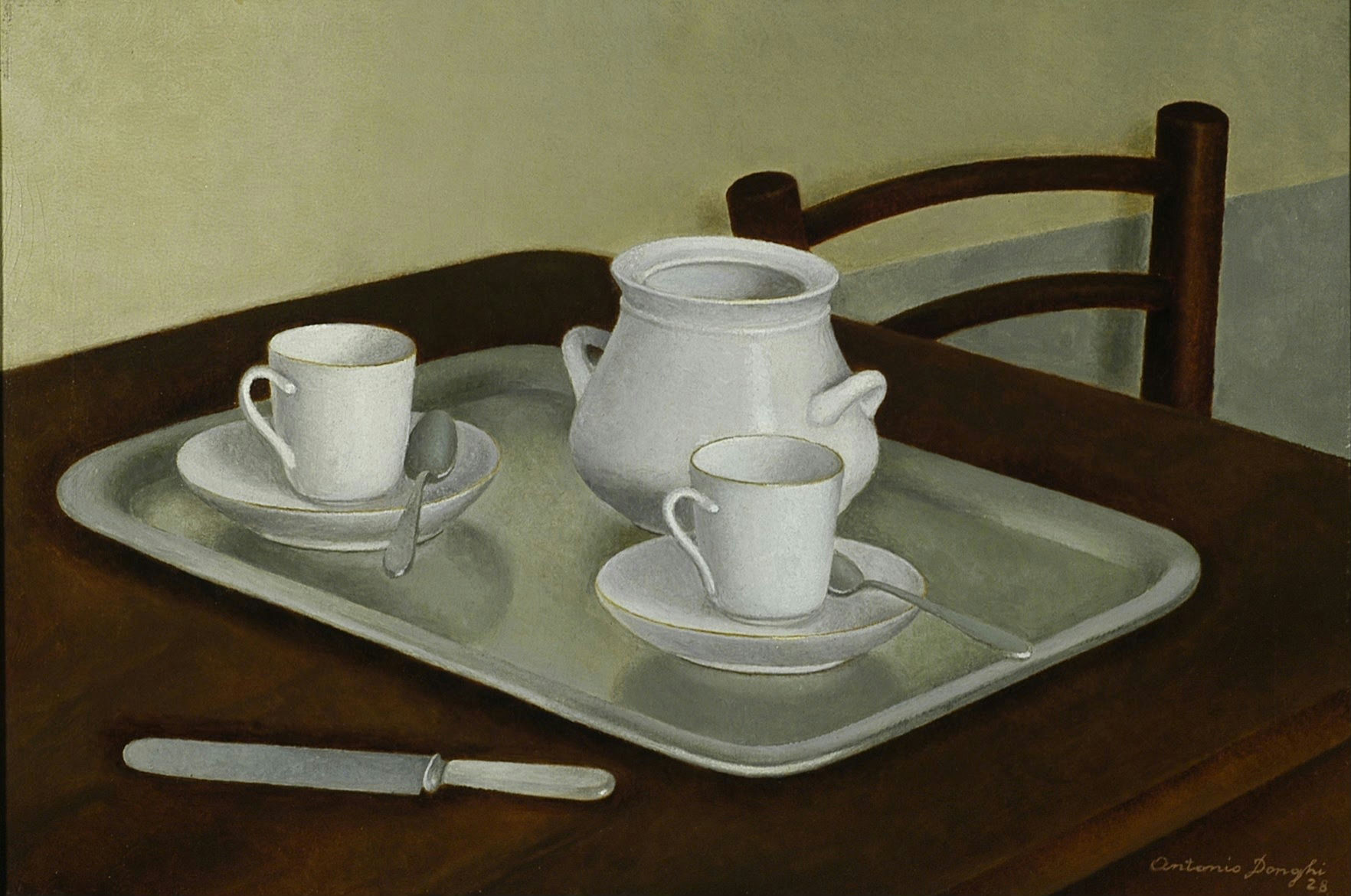 《小杯子静物画》