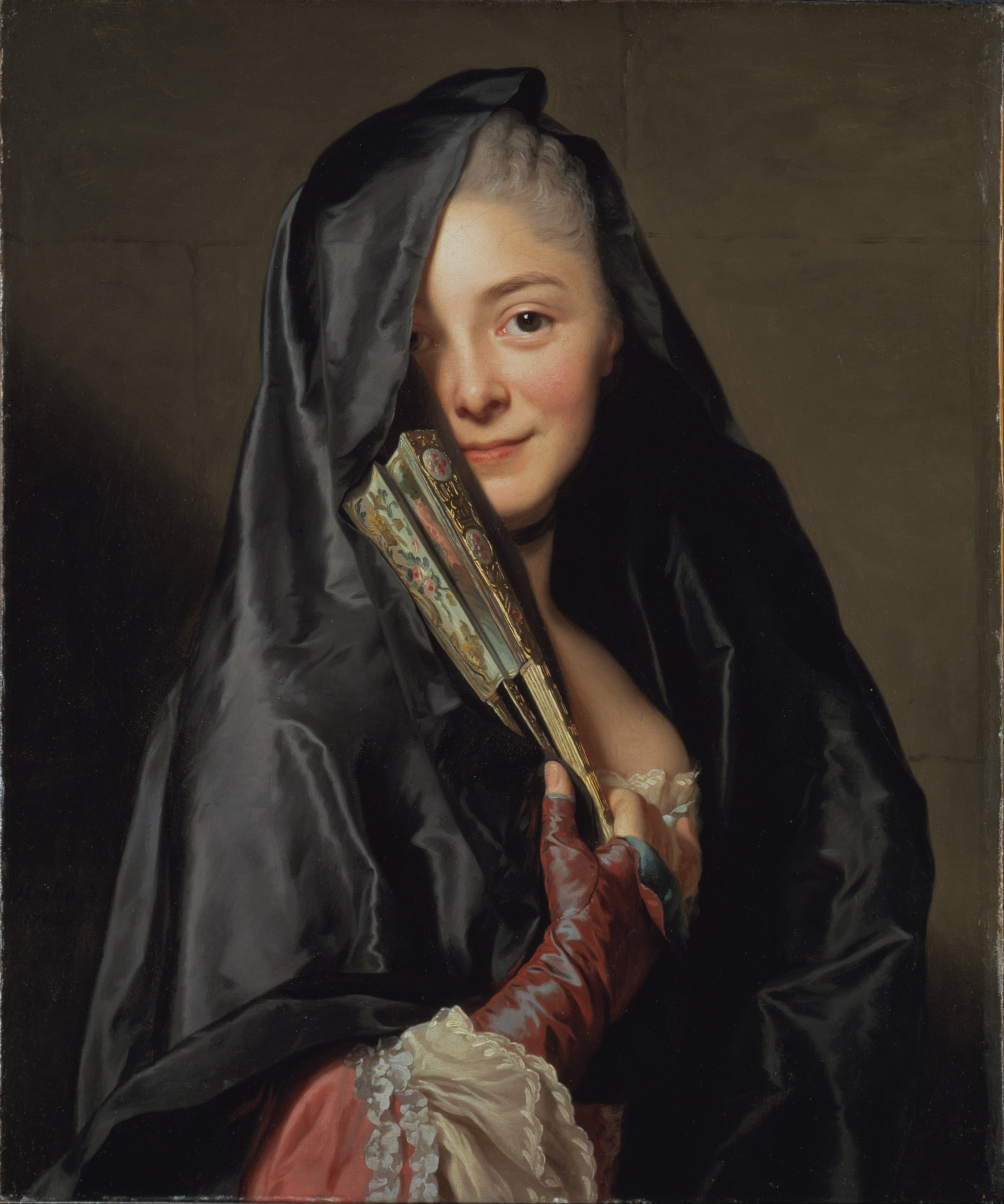 《戴面纱的女士（画家妻子）》