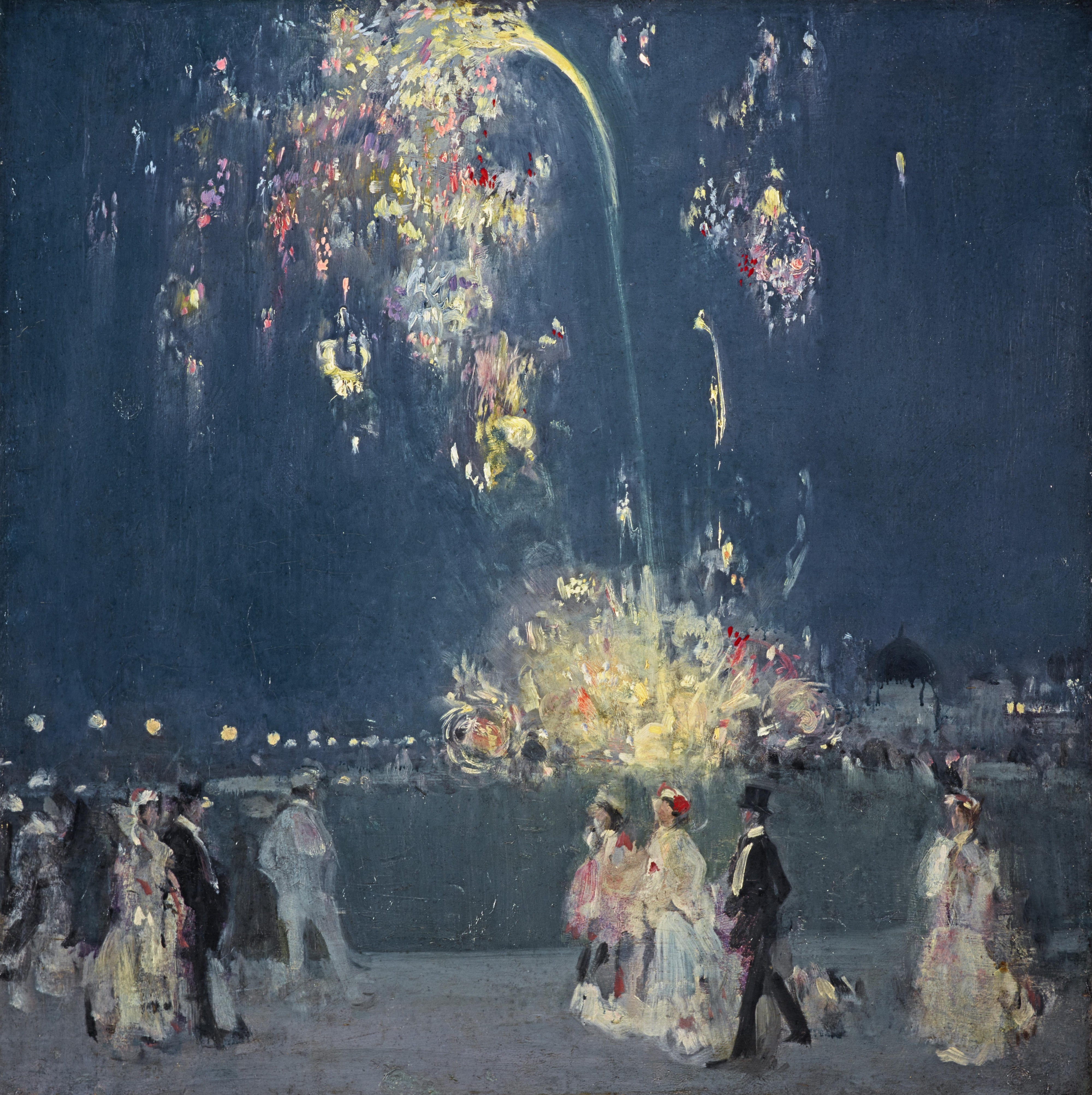 《迪耶普，1905年7月14日：夜晚》